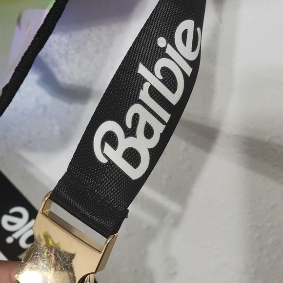 Barbie Holographic Fanny Pack with Black Strap - Picture 5 of 6